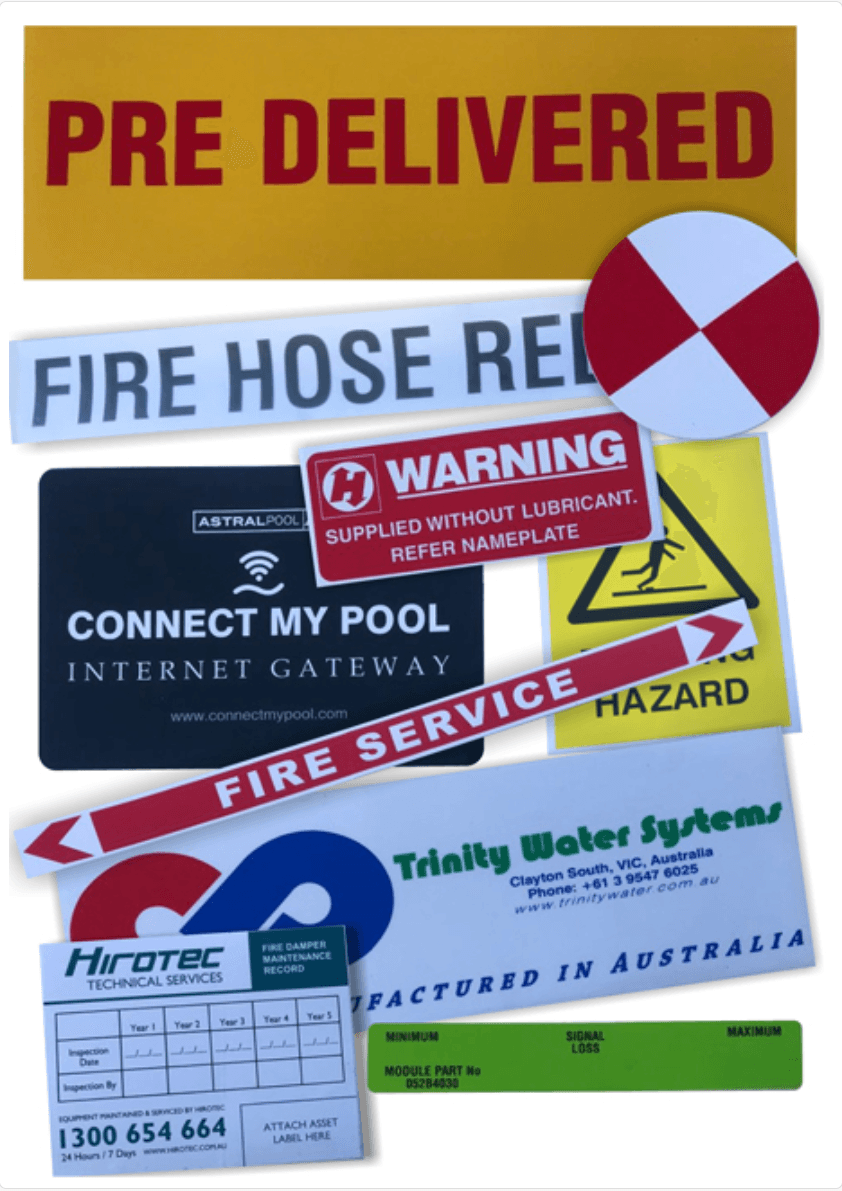 Self-Adhesive Labels - Vinyl & Paper