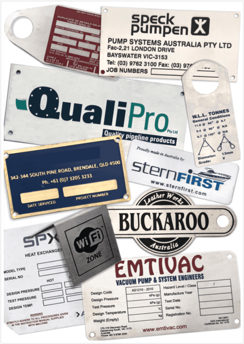 Stainless Steel Nameplates