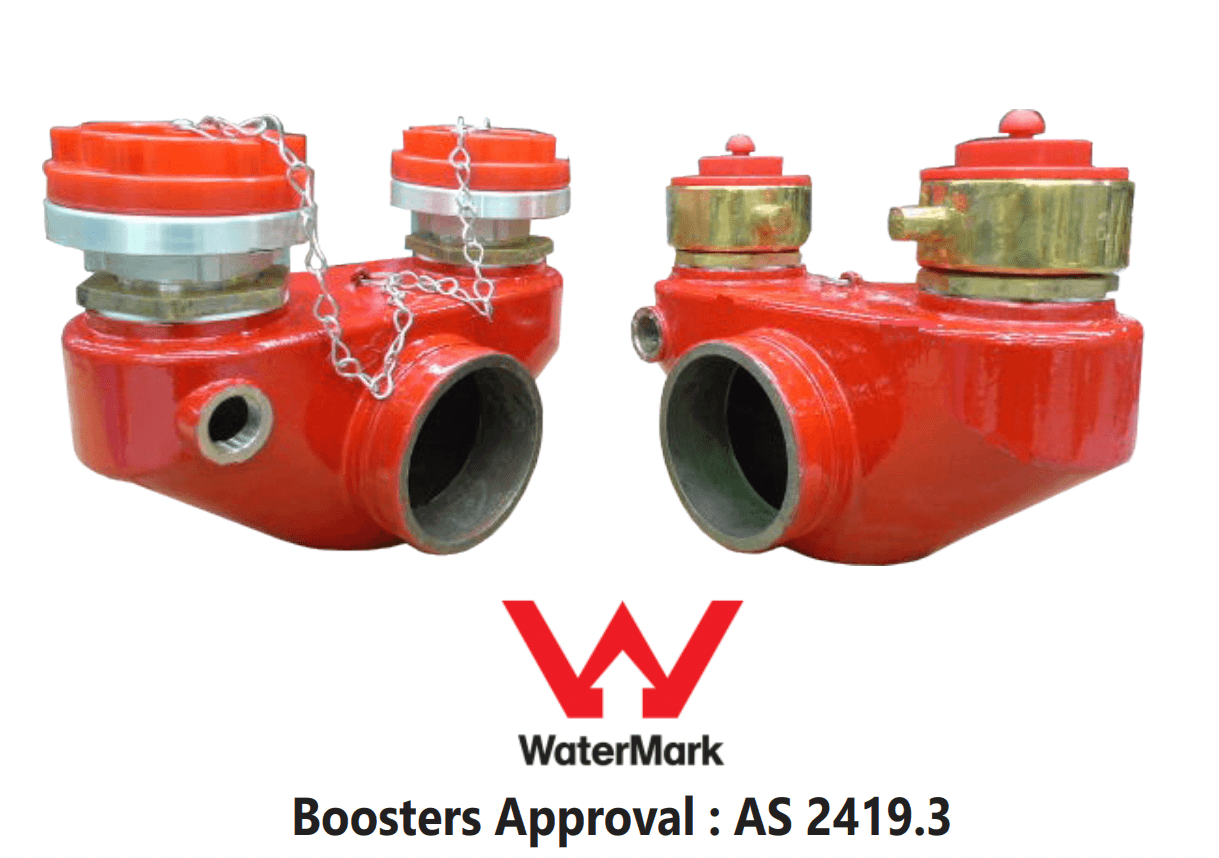 100mm R/G Dual Bottom Entry Booster - Stainless Steel 304 Grade