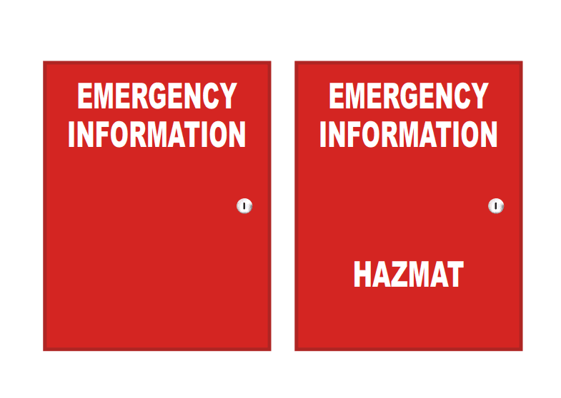 Emergency Information Cabinet