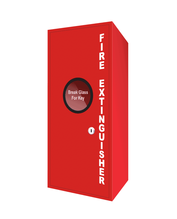 Fire Extinguisher Cabinet - Night Latch