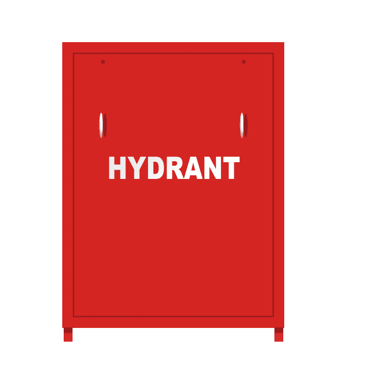 Twin Head Hydrant Cabinet