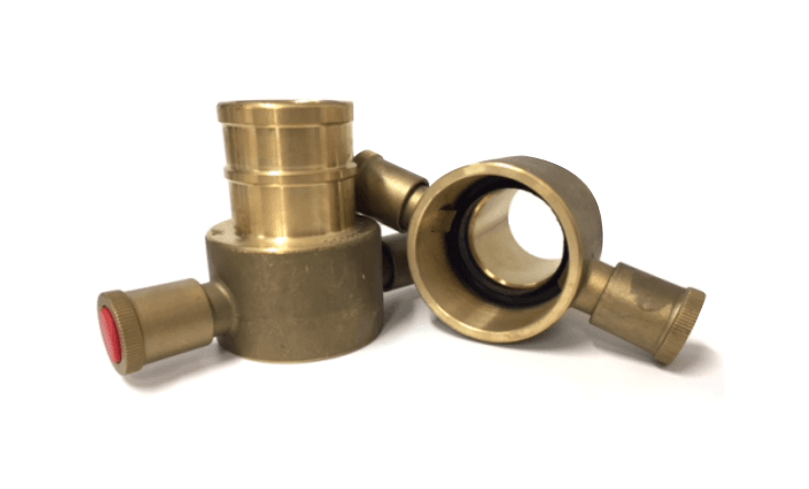 Coupling Female BI-Hose Tail - Forged Brass