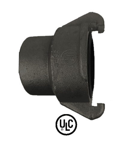 Forestry/Quick Connect/External Lugged Hose Coupling 38mm X 25mm - Forged Aluminium Black Anodised