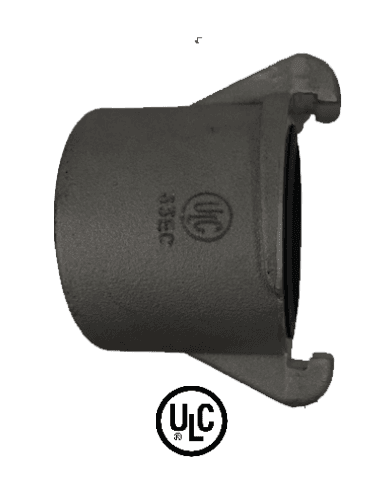 Forestry/Quick Connect/External Lugged Hose Coupling 38mm X 38mm - Forged Aluminium Black Anodised