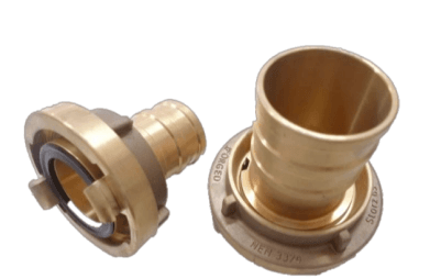 Storz Hose Tail Coupling - Forged Brass