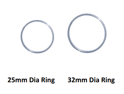 O-Rings- 25MM Diameter