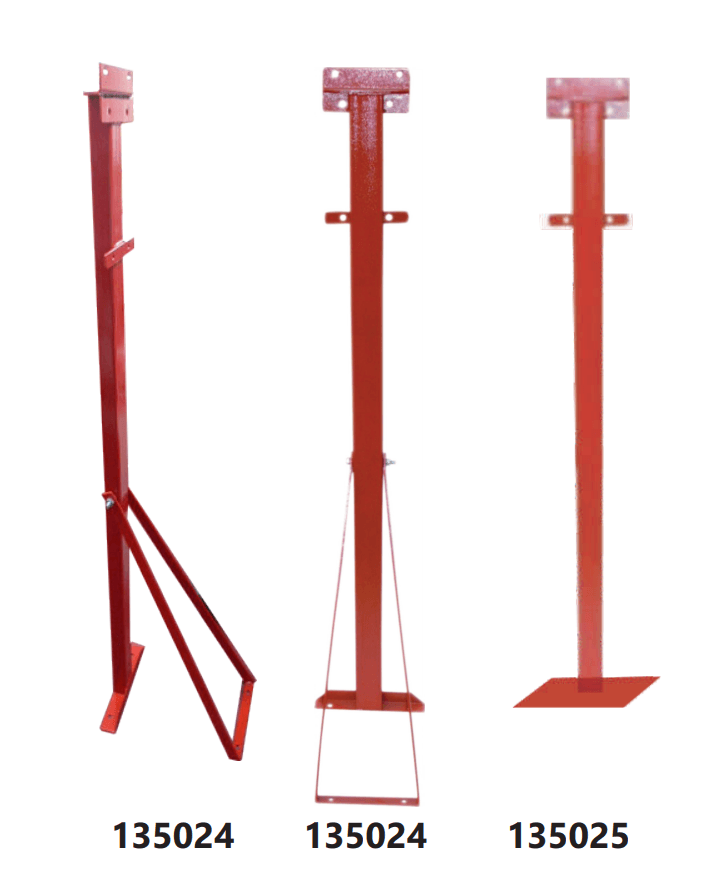 Fire Hose Reel Stands - Mild Steel Fabricated, Galvanized and Powder Coated