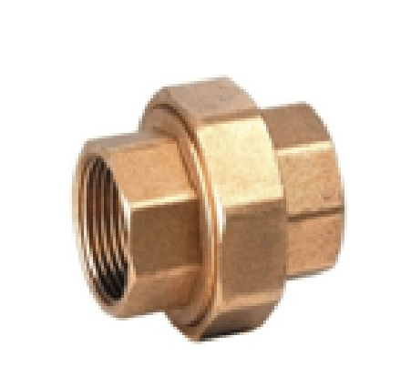 F/F Barrel Union - Brass