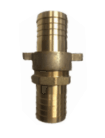 Hose Barb With Barbed Tail Coupling - Forged Brass