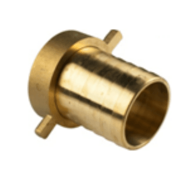Hose Nut & Barbed Tail - Forged Brass