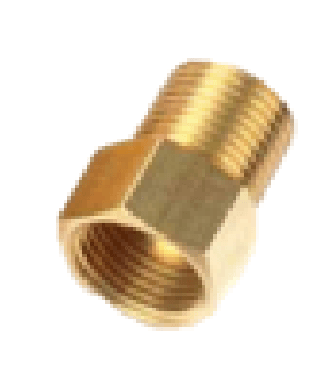 M & F Adaptor - Brass