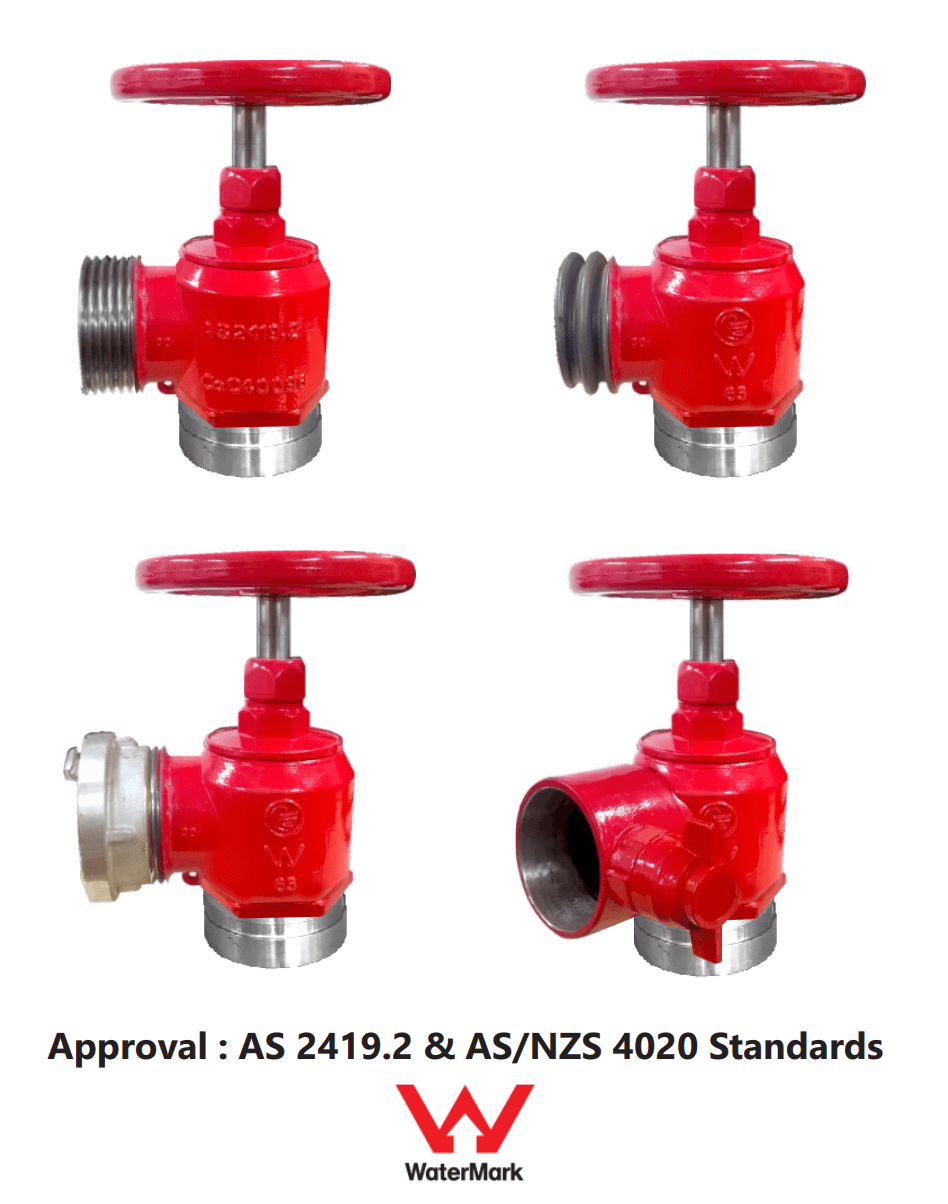 Hydrant Valve / Landing Valve / Millcock Right Angled – Stainless Steel