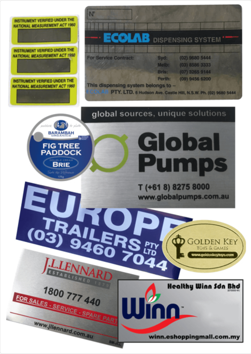 Aluminium Foil and Mylar Labels