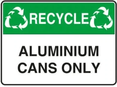 RECYCLE - RECYCLABLE PLASTIC ONLY – Part No. EC 04