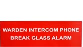 WARDEN INTERCOM PHONE BREAK GLASS ALARM