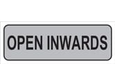 OPEN INWARDS