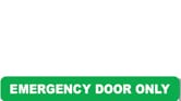 EMERGENCY DOOR ONLY