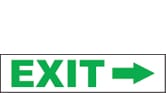 EXIT (ARROW RIGHT)