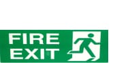 FIRE EXIT (WITH PICTOGRAM)