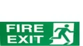 FIRE EXIT (WITH PICTOGRAM) – Part No. PS170