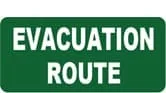 EVACUATION ROUTE – Part No. PS175