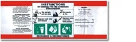 Fire Extinguisher Labels – Part No. Reconditioned Labels