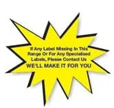 Fire Extinguisher Labels – Part No. Custom Labels