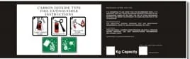 Fire Extinguisher Labels – Part No. CO2-B