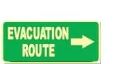 Luminous Signs - Glow in Dark – Part No. 421