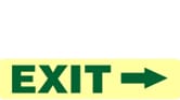 EXIT (arrow right)