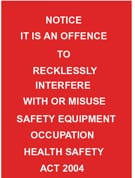 NOTICE OFFENCES RELATED TO FIRE EXITS