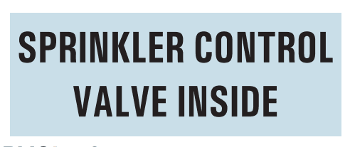 SPRINKLER CONTROL VALVE INSIDE