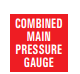 COMBINED MAIN PRESSURE GAUGE