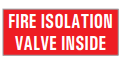 FIRE ISOLATION VALVE INSIDE