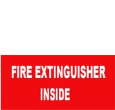 FIRE EXTINGUISHER INSIDE