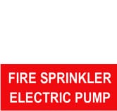 FIRE SPRINKLER ELECTRIC PUMP