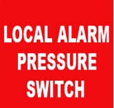 LOCAL ALARM PRESSURE SWITCH