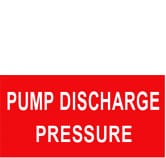 PUMP DISCHARGE PRESSURE