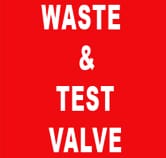WASTE & TEST VALVE
