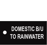 DOMESTIC BIU TO RAINWATER