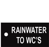 RAINWATER TO WC'S