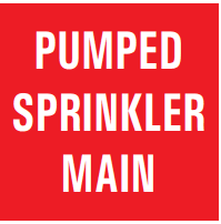 PUMP SPRINKLER MAIN