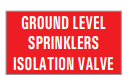 GROUND LEVEL SPRINKLERS ISOLATION VALVE