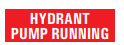 HYDRANT PUMP RUNNING