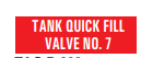 TANK QUICK FILL VALVE NO.7