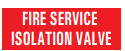 FIRE SERVICE ISOLATION VALVE