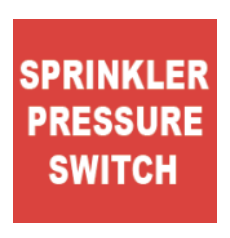 SPRINKLER PRESSURE SWITCH