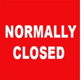 NORMALLY CLOSED