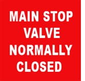 MAIN STOP VALVE NORMALLY CLOSED